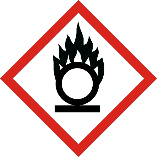 GHS03 - Flamme über einem Kreis